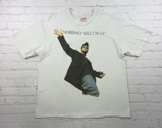 1991 morrissey kill uncle tour tee Lサイズ（Band Tees × Good
