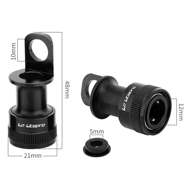 Wresetly Support De PéDale à DéGagement Pour VéLo Pliant Pour