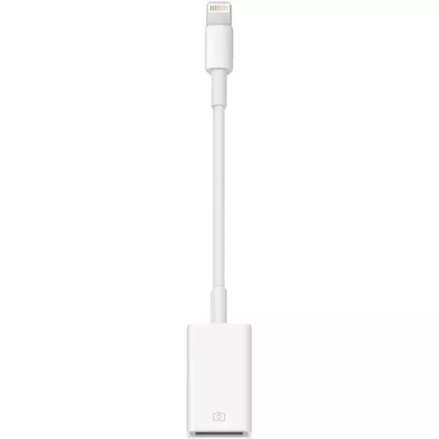 Apple iPad Adapter [1x Apple Lightning-Stecker - 1x USB 2.0 Buchse A] 0.10 m