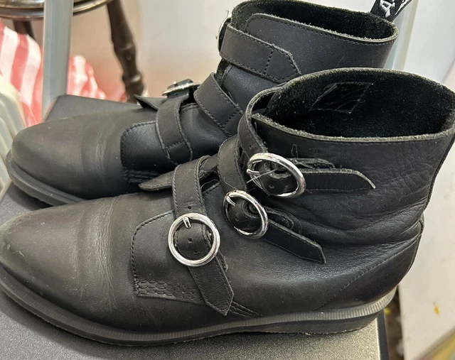 Dr martens black maudie boots sale