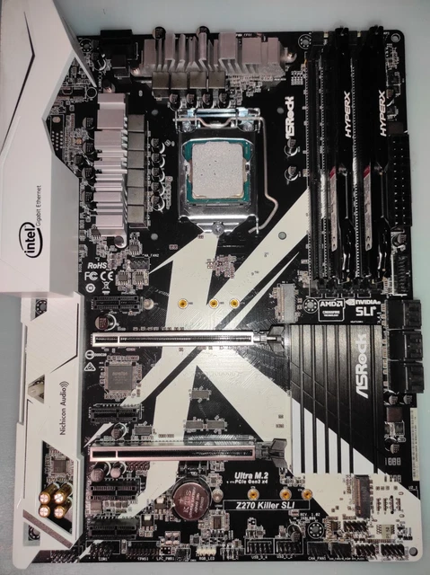 COMBO PLACA ASROCK 1151 Z270 Killer i7 7700k 16 gb RAM DDR4