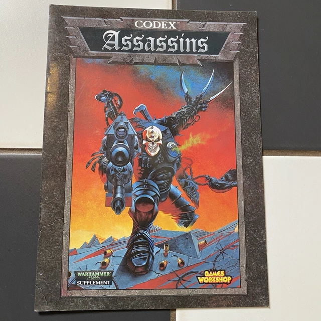 CODEX ASSASSINS SUPPLEMENT 1999 Army Book Warhammer 40k Games Workshop ...