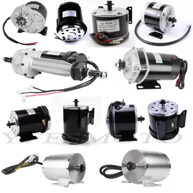 250W 350W 500W 1800W 3000W 24V-72V Electric Motor for e-Scooter Golf Carts Quads