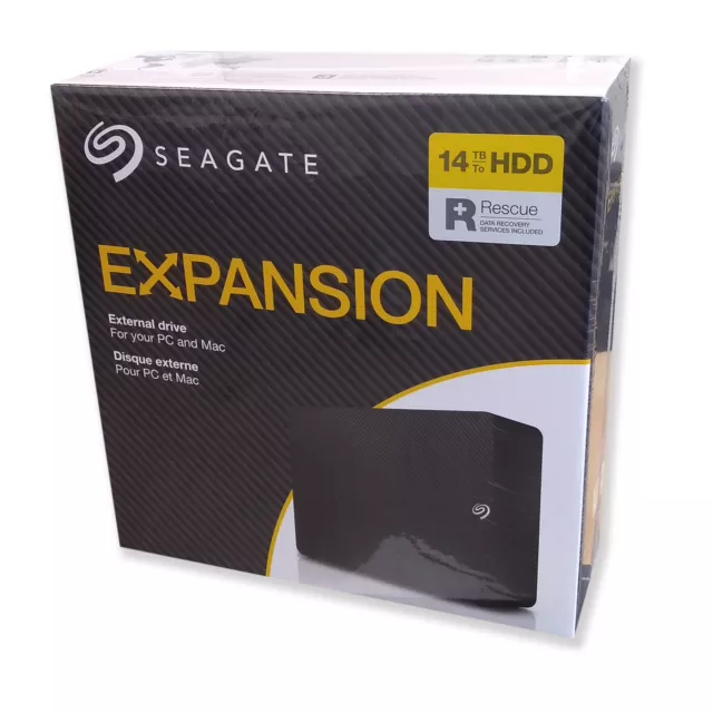 Seagate Expansion externe Desktop Festplatte 14TB, 3,5 Zoll, USB 3.2 Gen 1x1 sch