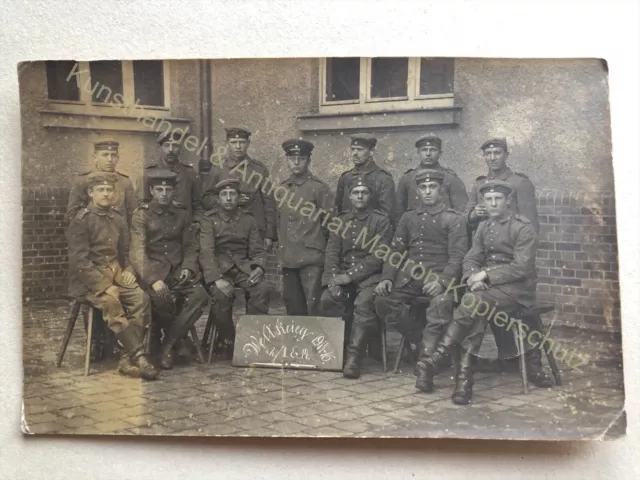 Feldpost 1916, WK1, Nürnberg, Soldaten Foto Garnison Nürnberg Kaserne