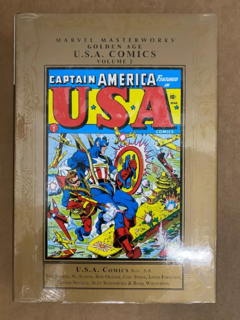 USA vol 2 Masterworks Marvel Golden Age Captain America HC Hardcover Brand new