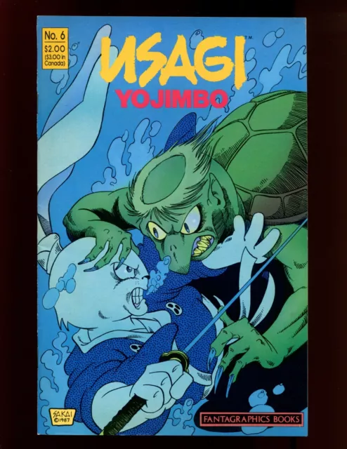 Usagi Yojimbo #6 - Stan Sakai Cover + Art (9.0) 1988
