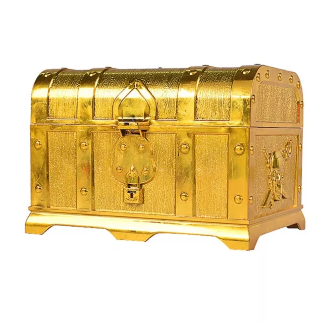 Pirate Treasure Chest Decorative Treasure Chest Keepsake  Plastic Toy1241