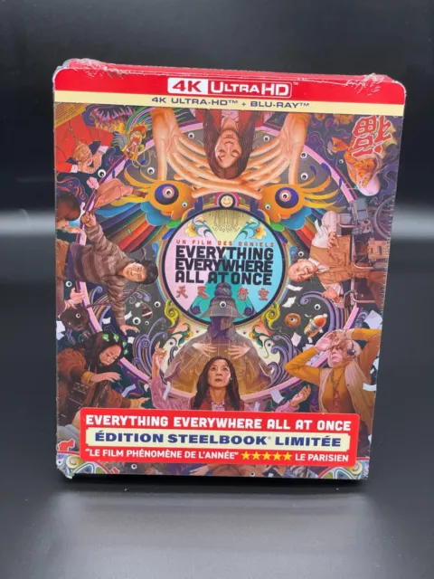 Everything Everywhere All at Once (4K UHD + Blu-ray Steelbook) Neuf - FNAC