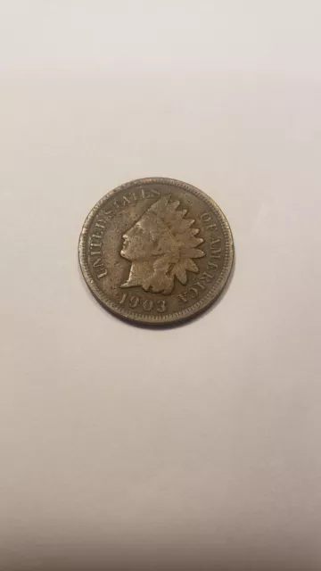 1903 1 Cent Indian Head Cent 1c USA