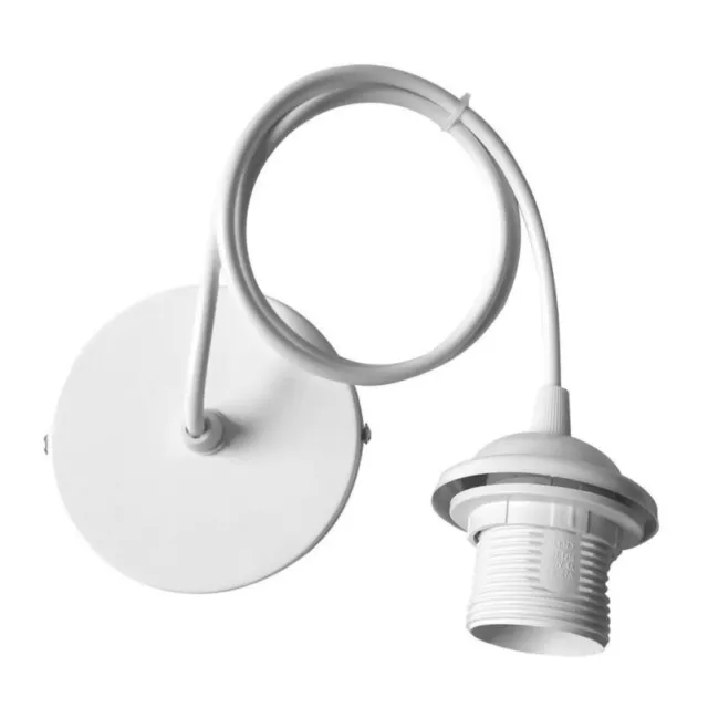 Support de lampe suspendue moderne avec support d'éclairage fil de douille E27