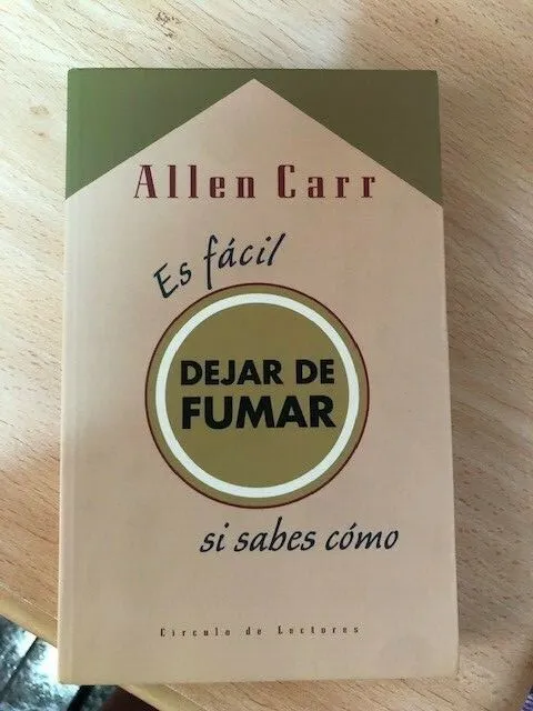 Libro Es Facil Dejar De Fumar - Allen Carr - Para Coleccionistas - Ver Fotos