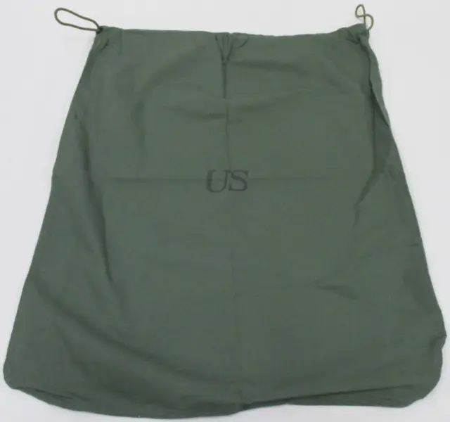 Nwot Military Laundry Bag Army Surplus Barracks Bags Stuff Sack Green Drawstring