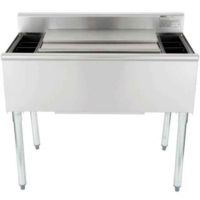 Eagle Group B3CT-18-7 36" Underbar Ice Bin/Cocktail Unit