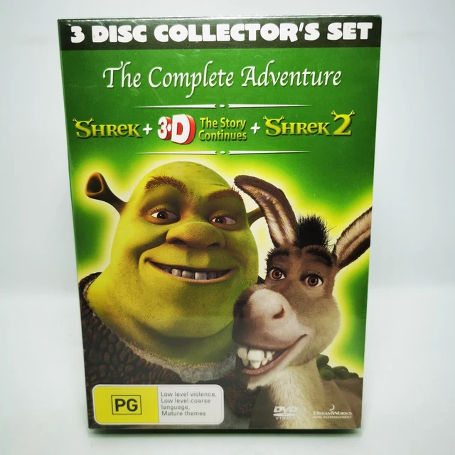 NEW SHREK THE Complete Adventure (DVD 3Disc Collector's Box Set) Shrek