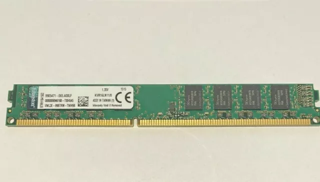 Kingston KVR16LN11/8 8GB 1600MHz DDR3  240-Pin 1.35V momery/ram Desktop