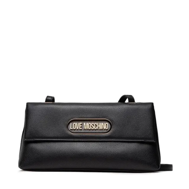 Love Moschino borsa donna a spalla borsetta a tracolla pochette 30x15.5x7 Nero