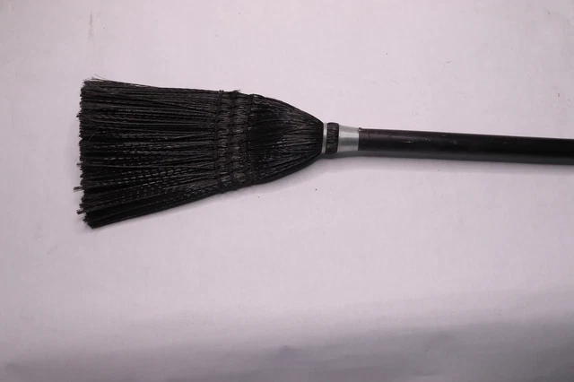 Rubbermaid Heavy Duty Lobby Outdoor/Indoor Broom Black Wood Handle 151286