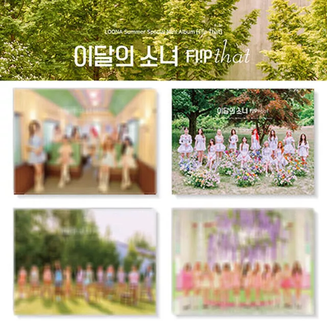 MONTHLY GIRL LOONA FLIP THAT Summer Special Mini Album CD+Poster+Book+Cards+GIFT