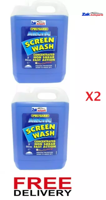 Polygard X2 - 5L Concentrated Screen Wash for winter -20. (NEW) **