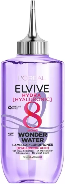 L'Oréal Paris Wonder Water, Liquid Hair Conditioner by Elvive Colour  200 ml