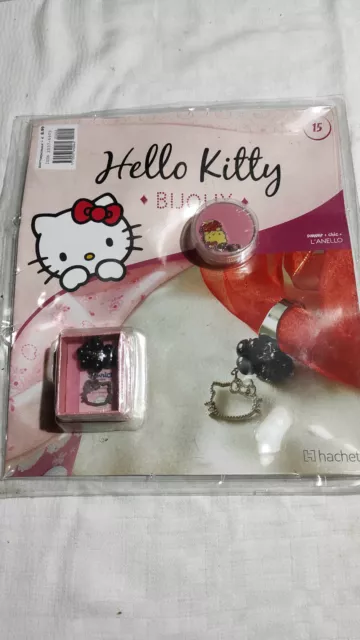 Hello Kitty Bijoux 15 Sanrio Hachette Anello Parure Chic + Charm Cancro