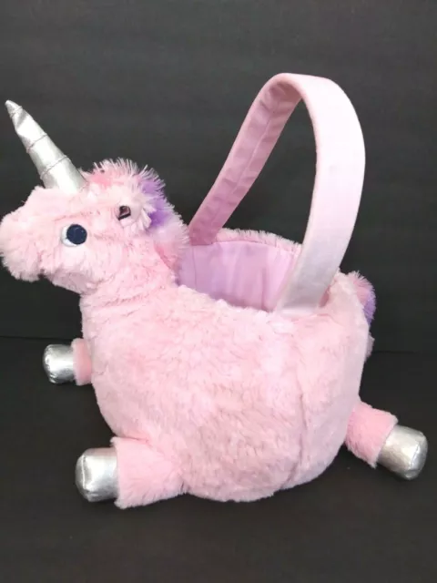 Dandee Target Stuffed Plush Soft Toy Unicorn Pink Easter Halloween Basket