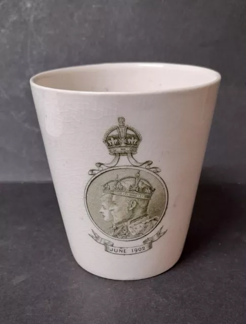 Royal Doulton Beaker "The King's Coronation Dinner" King Edward Vii June 1902