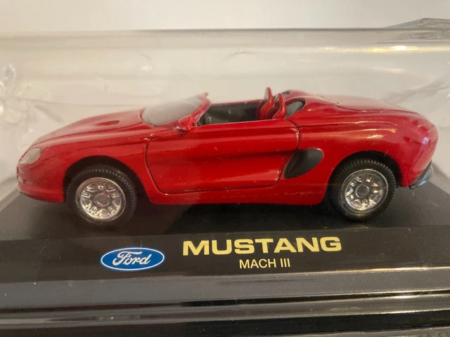 rare 1/43 Ford Mustang Mach III 1994 Delprado sous blister scellé jamais ouvert