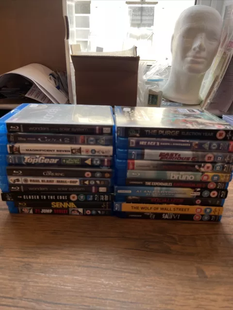 blu ray dvd bundle Joblot X20 Inc Fast Furious Saw Purge Conjuring & More (C)