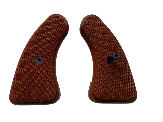 HANDLE GRIPS FOR COLT D FRAME SHORT SQUARE BUTT DETECTIVE DIAMOND BACK CHECKERED