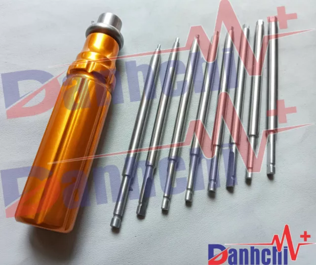 Bone Screwdriver set Orthopedic-With Quick Coupling handle Surgical Instruments;