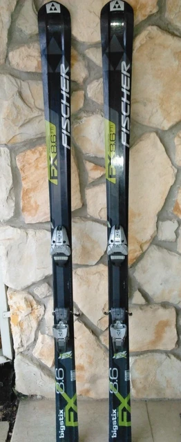 FISCHER BIG STIX AirCarbon Titanium FTi 190cm Skis 8.6 FX12