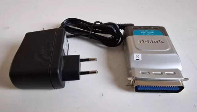 D-Link DP-301P+ Fast Ethernet Print Server, Parallel Centronics/incl alimentatore 2