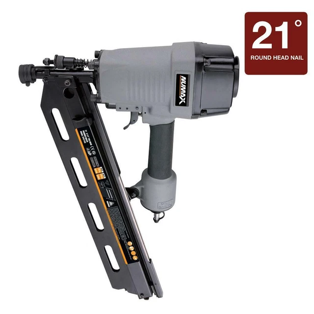 NUMAX PNEUMATIC FULL Head Strip Framing Nailer Nail Gun Deck Fence Wall