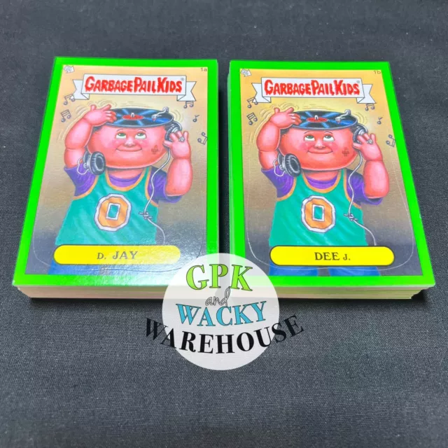 2012 Topps Garbage Pail Kids Bns 1 Complete Green Set 110 Cards Brand New Series