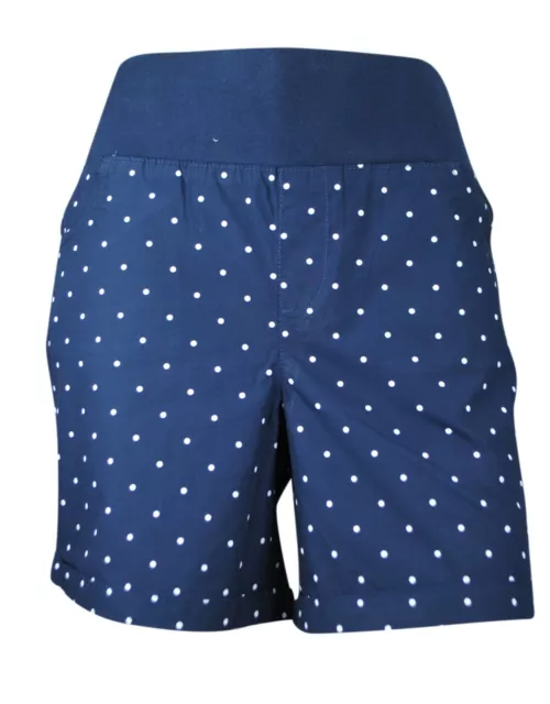 Womens Maternity Shorts Polka Navy Size 8 10 12 14 16 18 20 22