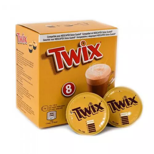 TWIX Chocolate Drink Nescafe Dolce Gusto Machine Compatible Capsules