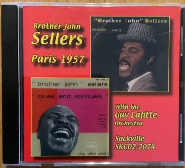 Brother John Sellers Paris 1957 CD Blues Sackville NM