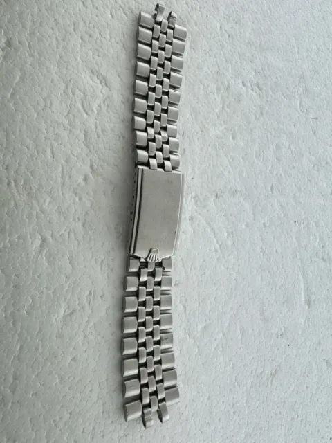 Vintage Rolex Jubilee Bracelet Usa 20Mm Stainless Steel 100% Genuine  0058