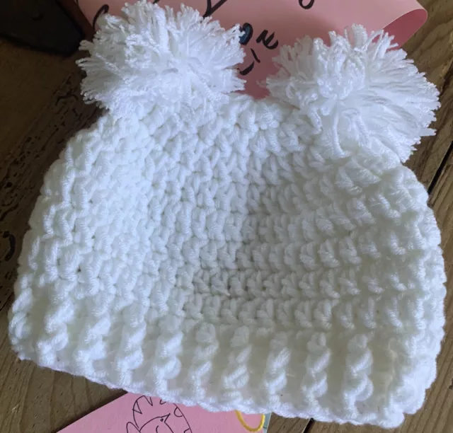 Gorrito recien on sale nacido ganchillo