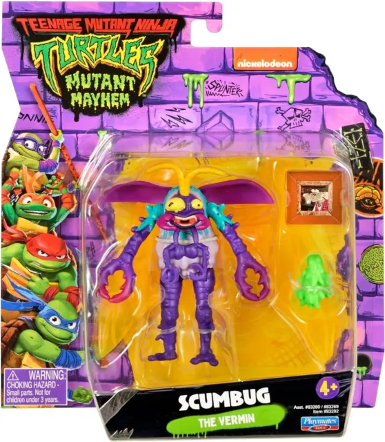 Scumbug TMNT Teenage Mutant Ninja Turtles Mutant Mayhem Figure Brand New