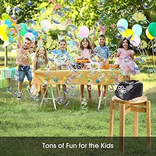 Bubble Machine Professional Bubble Maker Machine Automatic Bubble Blower 2