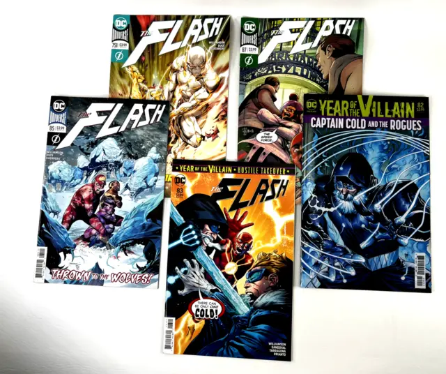 The Flash (2020) 82, 83, 85, 87 & 751  Lot of 5 DC Comics Mid-High Grade