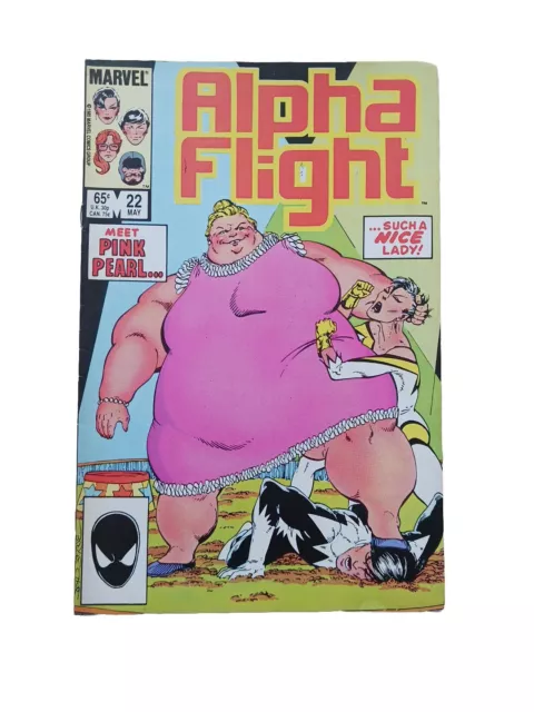 Marvel Comics Alpha Flight Vol. 1 #22 May 1985 Free Uk P&P