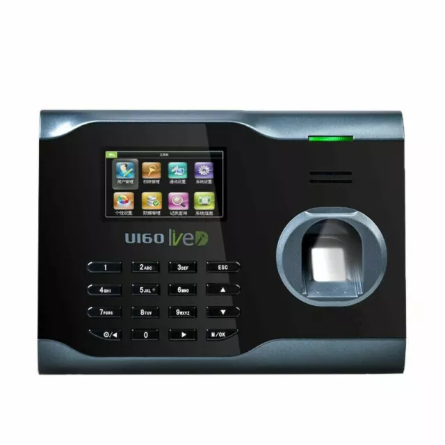 ZKteco U160+ID WiFi TCP/IP Biometric Fingerprint  Access Attendance Time Clock