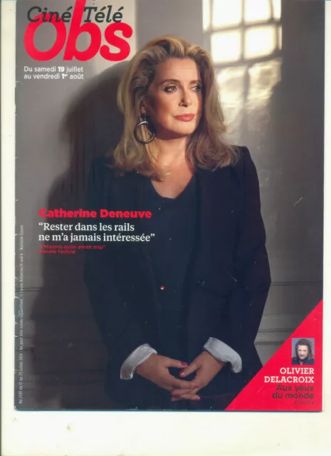 Catherine Deneuve_Tom Parker ~ Cine Tele Obs Magazine 2014 New Rare ©Tbc