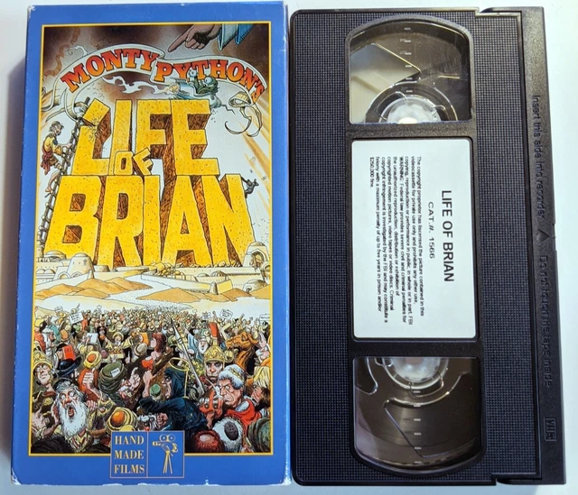 MONTY PYTHON'S LIFE of Brian VHS Tape Comedy 1979 70s £6.80 - PicClick UK