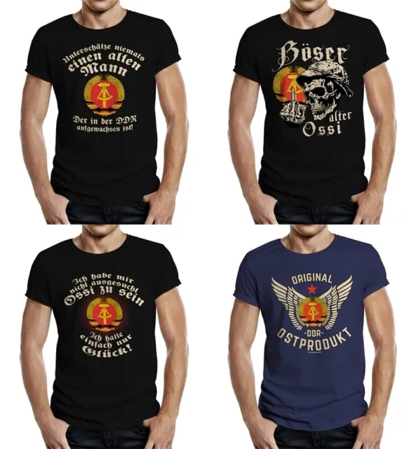 Ostalgia Camisetas de Hombre DDR Ossi Sprüche-shirt Divertido Regalos para