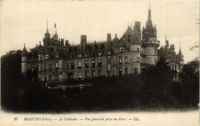 CPA AK MOUCHY-Le Chateau vue générale prise du Parc (423897)